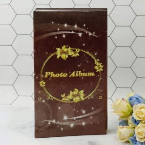 آلبوم عکس سلفونی 288 عددی طرح گل طلایی زمینه قهوه ای 15*10 سانتی متر_69335c4ee30b2.jpeg آلبوم عکس سلفونی 288 عددی طرح گل طلایی زمینه قهوه ای 15*10 سانتی متر