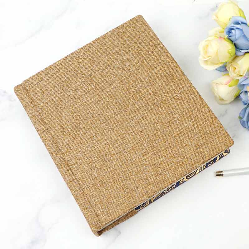 آلبوم عکس طرح اسلیمی خاکی سورمه ای 16*21 سانتی متر - Image 3