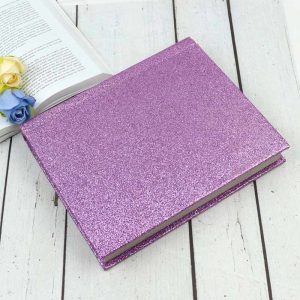 آلبوم عکس فریم اکلیلی ساده بنفش 16*21 سانتی متر