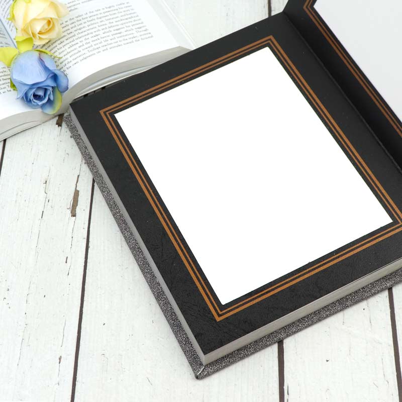 آلبوم عکس فریم اکلیلی ساده طوسی 16*21 سانتی متر - Image 3