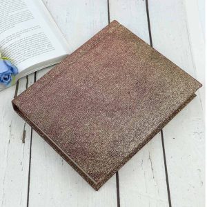 آلبوم عکس فریم اکلیلی ساده قرمز قهوه ای 16*21 سانتی متر