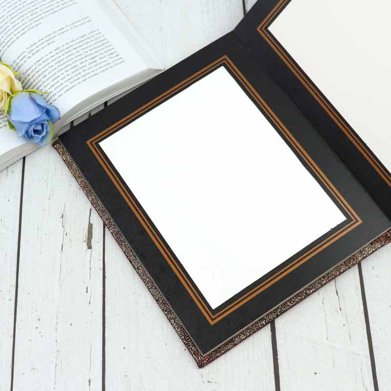 آلبوم عکس فریم اکلیلی ساده قرمز قهوه ای 16*21 سانتی متر - Image 3