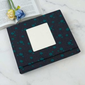 آلبوم عکس فریم پارچه ای طرح دار 21*16 سانتی متر کد 12