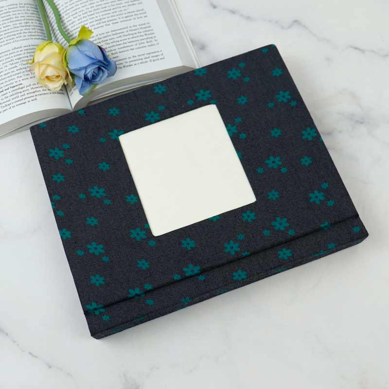 آلبوم عکس فریم پارچه ای طرح دار 21*16 سانتی متر کد 12