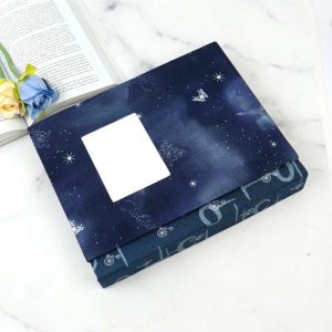 آلبوم عکس فریم پارچه ای طرح دار 21*16 سانتی متر کد 10