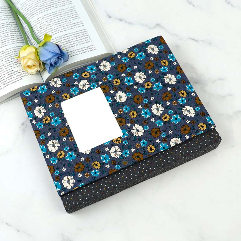 آلبوم عکس فریم پارچه ای طرح دار 21*16 سانتی متر کد 9