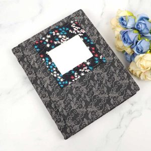 آلبوم عکس فریم پارچه ای طرح دار کد 1 16*21 سانتی متر