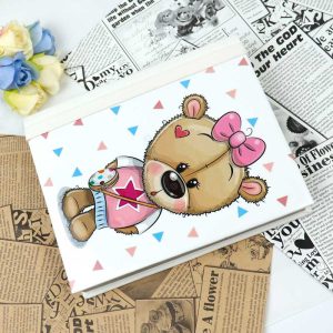 آلبوم عکس کودک طرح خرس صورتی 21*16 سانتی متر_6933543924201.jpeg آلبوم عکس کودک طرح خرس صورتی 21*16 سانتی متر