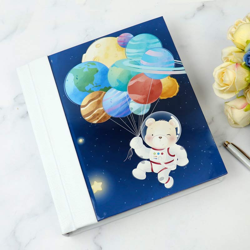 آلبوم عکس کودک طرح خرس فضانورد 21*16 سانتی متر