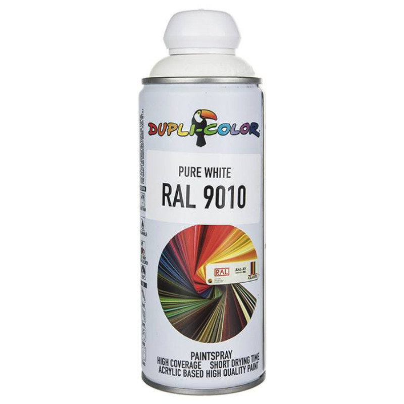 اسپری رنگ سفید Dupli-Color RAL 9010 400ml_6935c46f5dfd1.jpeg