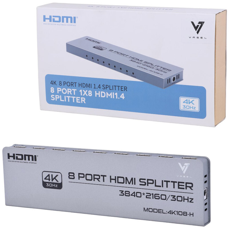 اسپلیتر 8 پورت HDMI واصل 4K108-H_6944494347220.jpeg