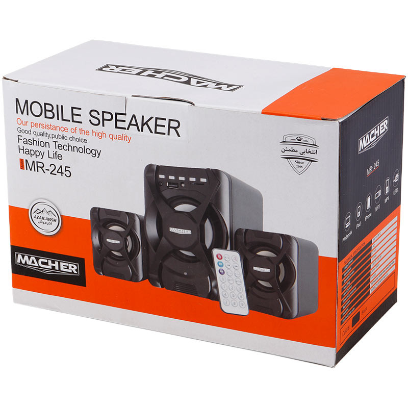 اسپیکر بلوتوث رم و فلش خور Macher MR-245 - Image 3
