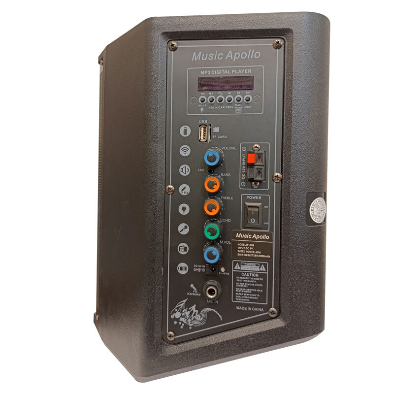 اسپیکر بلوتوثی آپولو S1088 + میکروفون و ریموت کنترل - Image 3