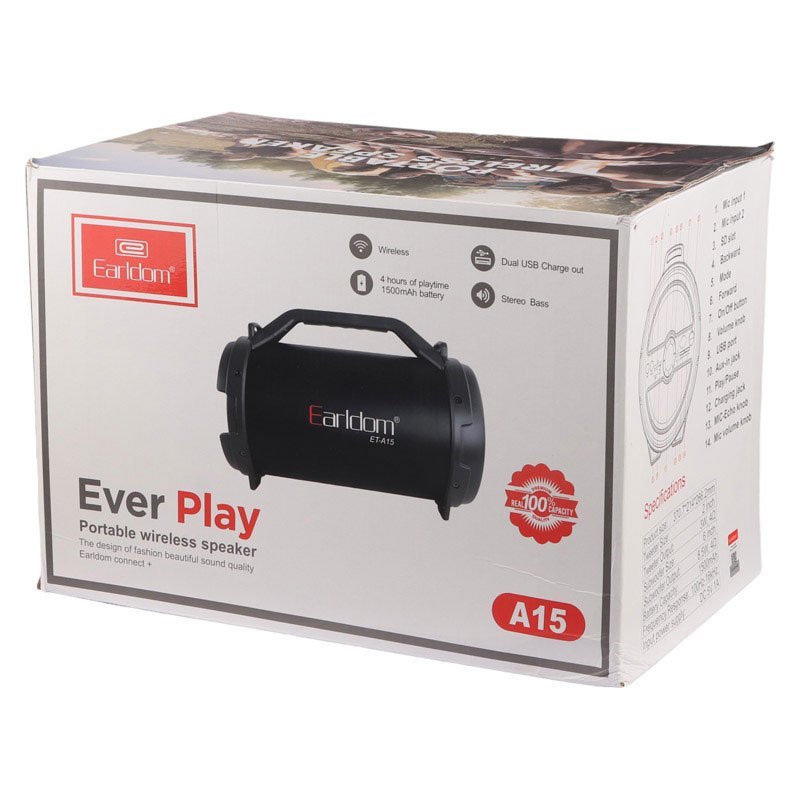 اسپیکر بلوتوثی ارلدام ET-A15 - Image 3