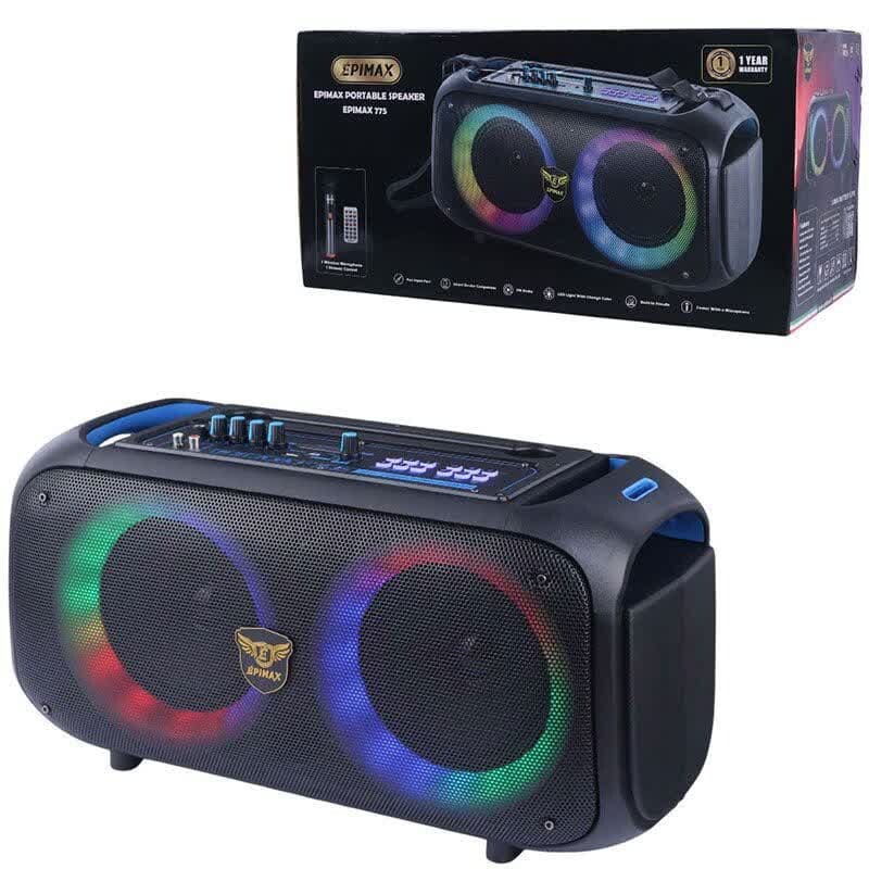 اسپیکر بلوتوثی اپیمکس Epimax 775 + میکروفون و ریموت کنترل