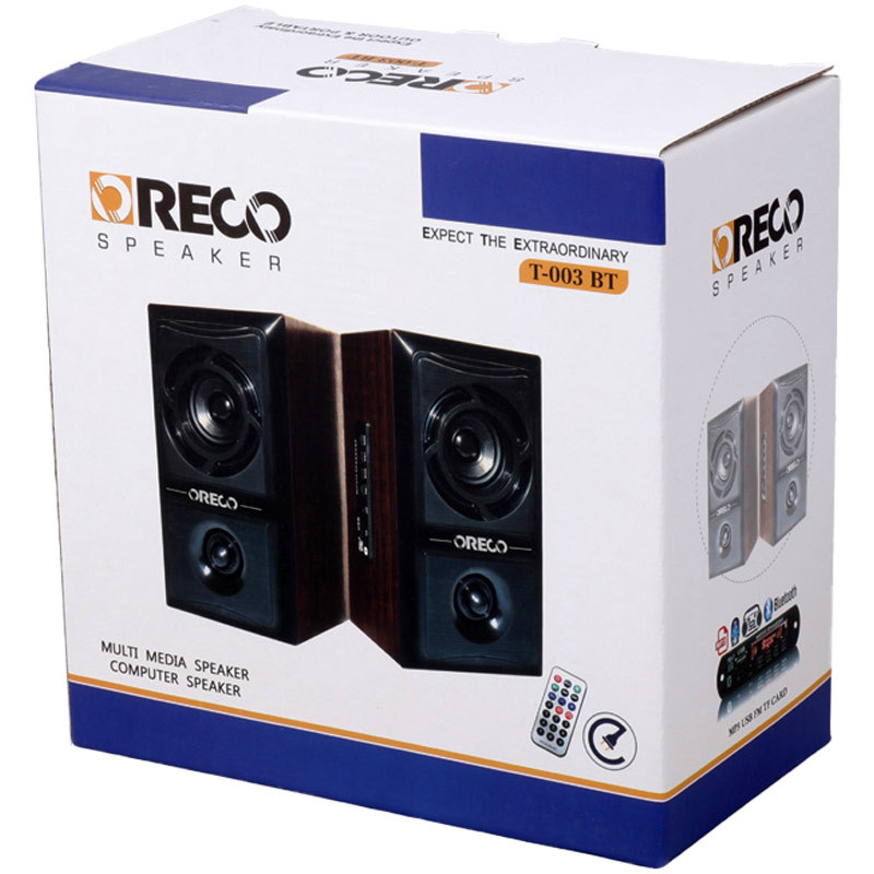 اسپیکر بلوتوثی رم و فلش خور Oreco T-003 + ریموت کنترل - Image 3