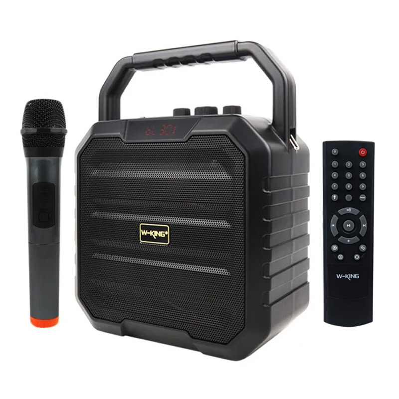 اسپیکر بلوتوثی رم و فلش خور W-King K1S + میکروفون و ریموت کنترل_69335b7634eee.jpeg