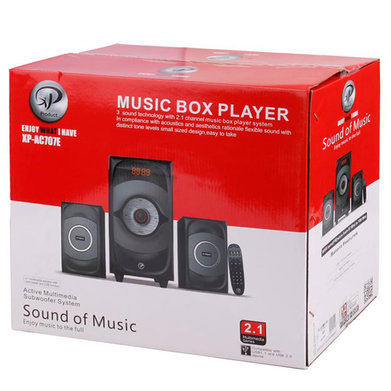 اسپیکر بلوتوثی رم و فلش خور XP-Product XP-AC707E + ریموت کنترل - Image 3