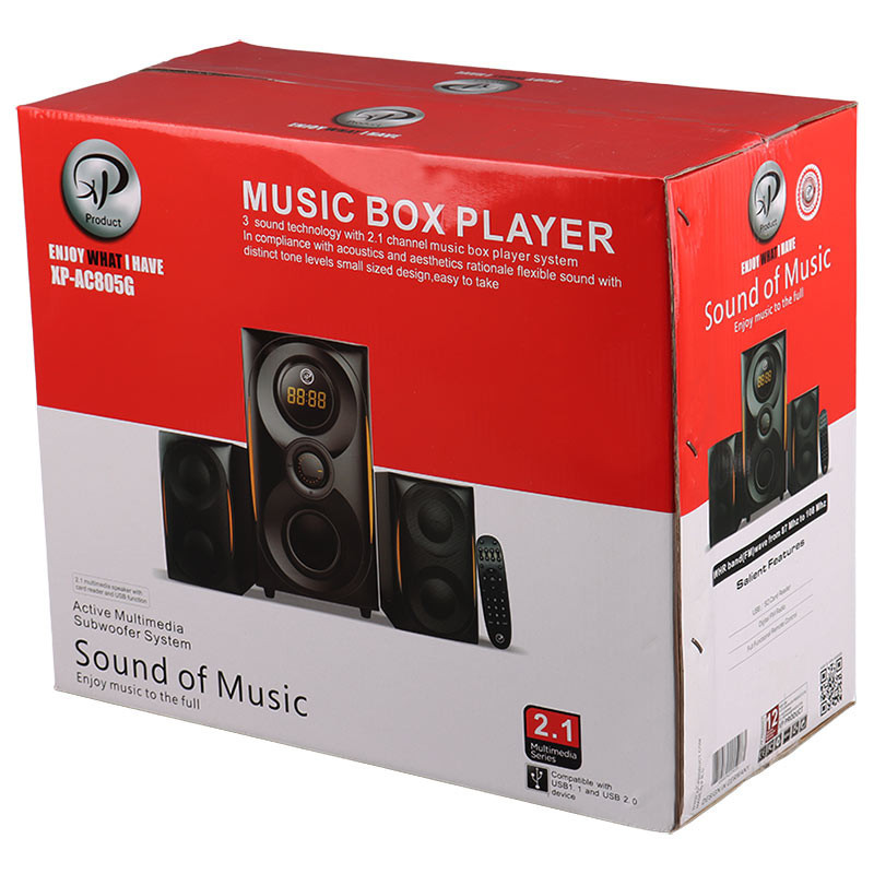 اسپیکر بلوتوثی رم و فلش خور XP-Product XP-AC805G + ریموت کنترل - Image 3