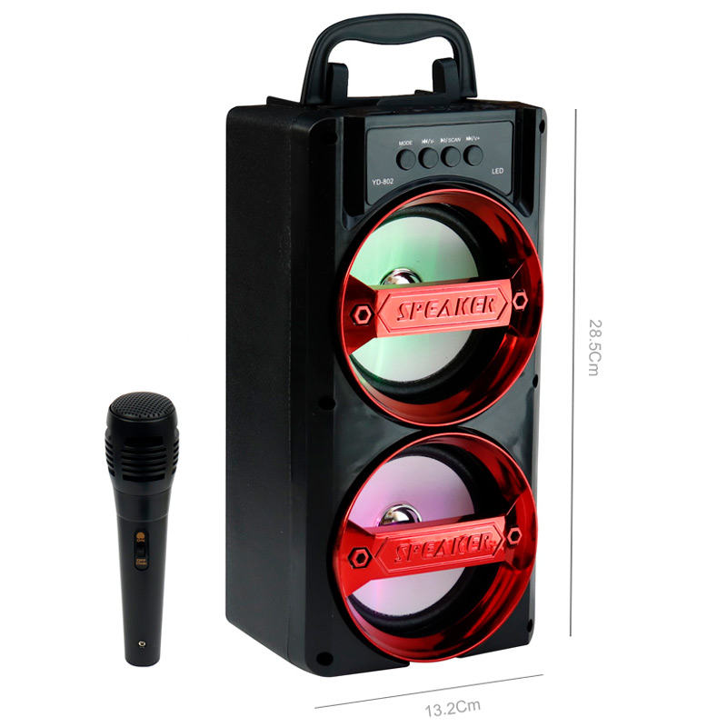 اسپیکر بلوتوثی رم و فلش خور YD-802 + میکروفون_69333a80d72c9.jpeg