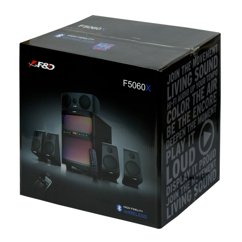 اسپیکر بلوتوثی فلش خور Fenda F&D 5060X + ریموت کنترل - Image 3