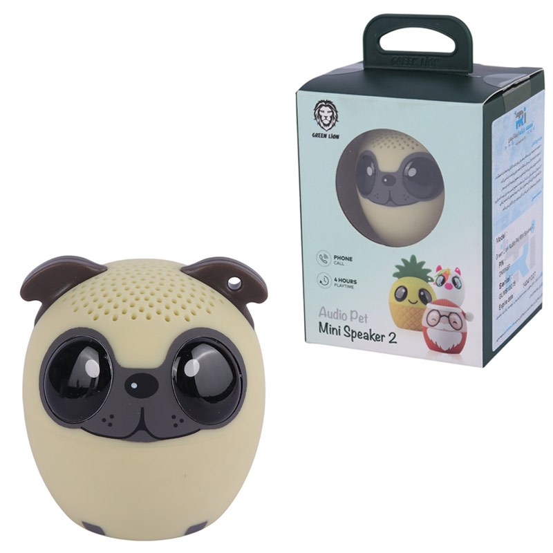 اسپیکر بلوتوثی گرین لاین audio pet mini speaker 2 طرح سگ_69315c1f30849.jpeg