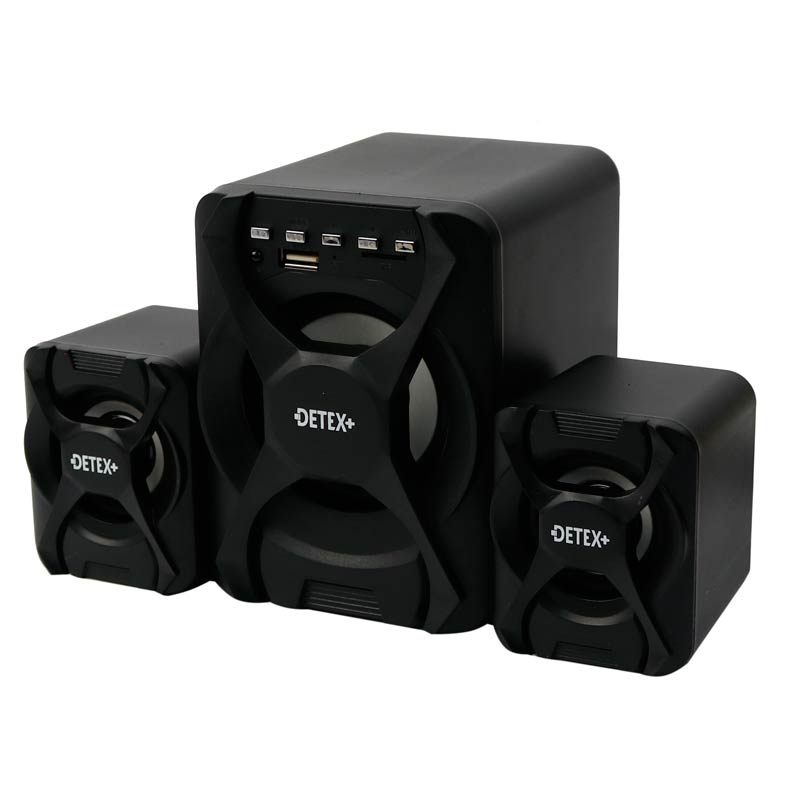 اسپیکر سه تکه بلوتوثی رم و فلش خور Detex+ DS-99 + ریموت کنترل_69335f99486e5.jpeg
