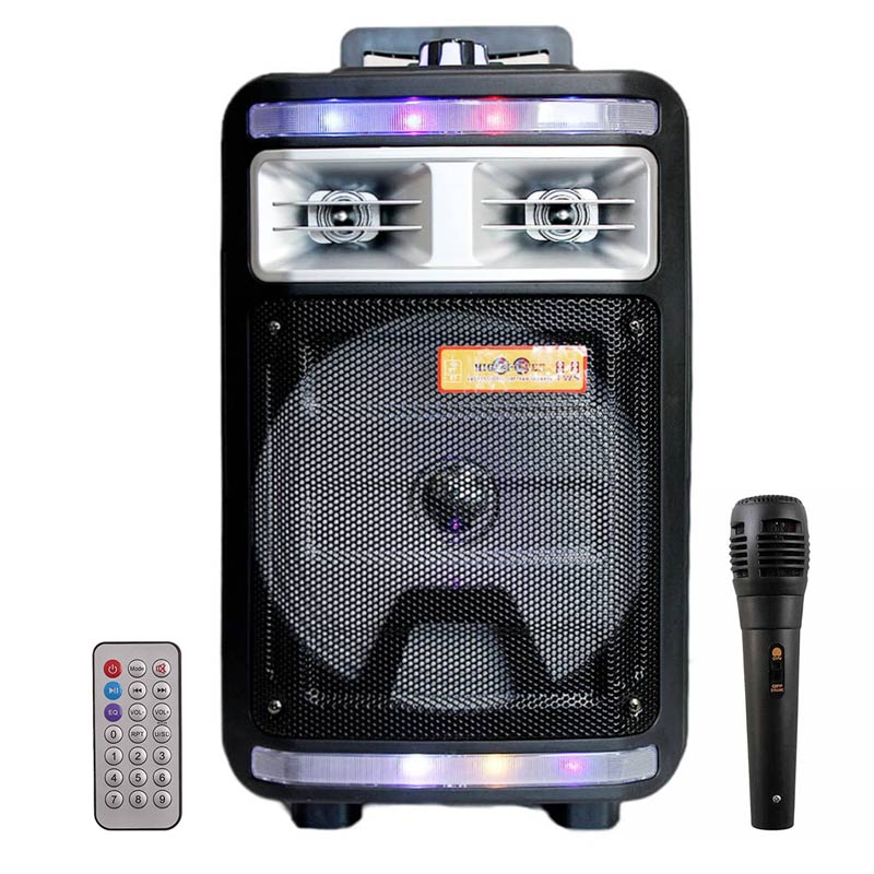 اسپیکر چمدانی بلوتوثی رم و فلش خور HIFI CH-T85 + میکروفون و ریموت کنترل_693356fa864fd.jpeg