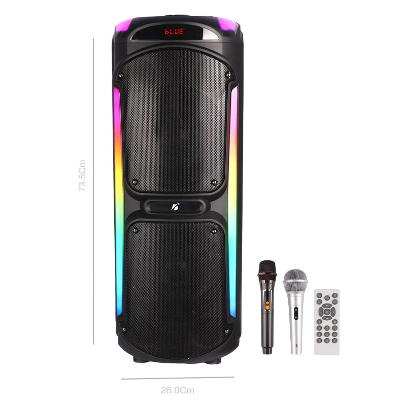 اسپیکر چمدانی بلوتوثی رم و فلش خور KTS-1929 + میکروفون و ریموت کنترل_6932c7c8b1b21.jpeg