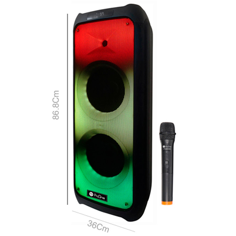 اسپیکر چمدانی بلوتوثی رم و فلش خور ProOne PSB4940 + میکروفون و ریموت کنترل_69331e8823054.jpeg