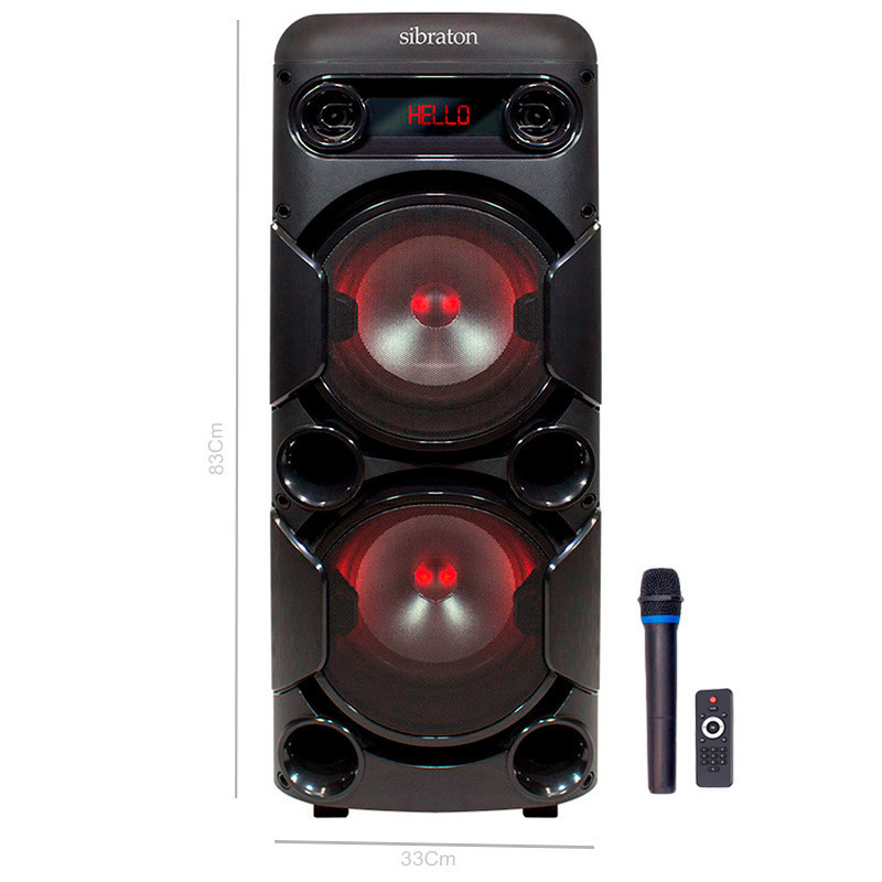 اسپیکر چمدانی بلوتوثی رم و فلش خور Sibraton SBS1104 + میکروفون و ریموت کنترل_6932d8f2c7fd7.jpeg