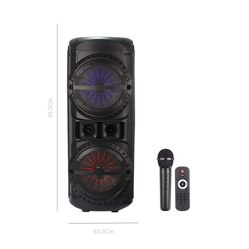 اسپیکر چمدانی بلوتوثی رم و فلش خور Sing-E ZQS12201 + میکروفون و ریموت کنترل_692f512ef07da.jpeg