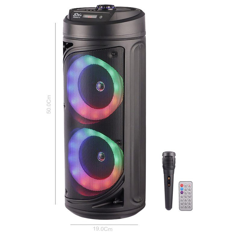اسپیکر چمدانی بلوتوثی رم و فلش خور Sing-E ZQS6212 + میکروفون و ریموت کنترل_692fe594e7156.jpeg