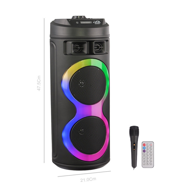 اسپیکر چمدانی بلوتوثی رم و فلش خور Sing-E ZQS6220 + میکروفون و ریموت کنترل_69317857a1cd7.jpeg
