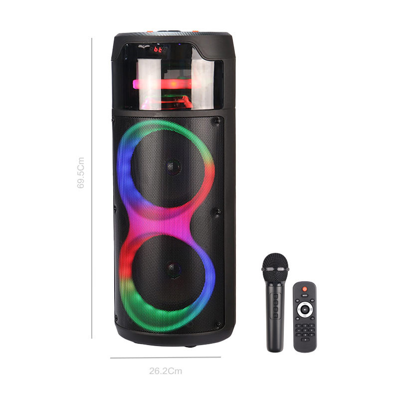 اسپیکر چمدانی بلوتوثی رم و فلش خور Sing-E ZQS8222 + میکروفون و ریموت کنترل_6932c8de31c53.jpeg