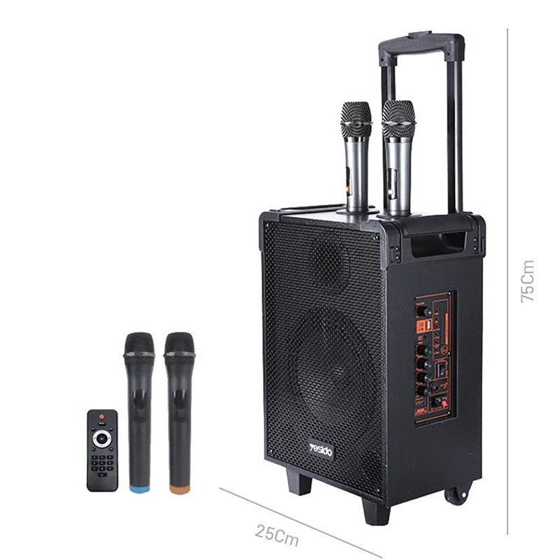 اسپیکر چمدانی بلوتوثی رم و فلش خور Yesido YSW16 + میکروفون و ریموت کنترل_6932be3bec988.jpeg