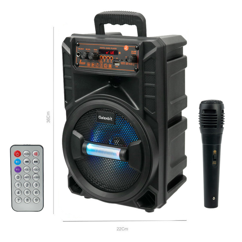 اسپیکر چمدانی بلوتوثی گلکس بیت GS-14 + میکروفون و ریموت کنترل_69328957545e5.jpeg