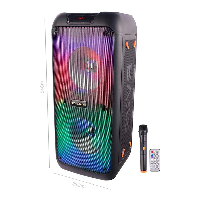 اسپیکر چمدانی بلوتوثی RS-D32 + میکروفون و ریموت کنترل_6932861a9f569.jpeg