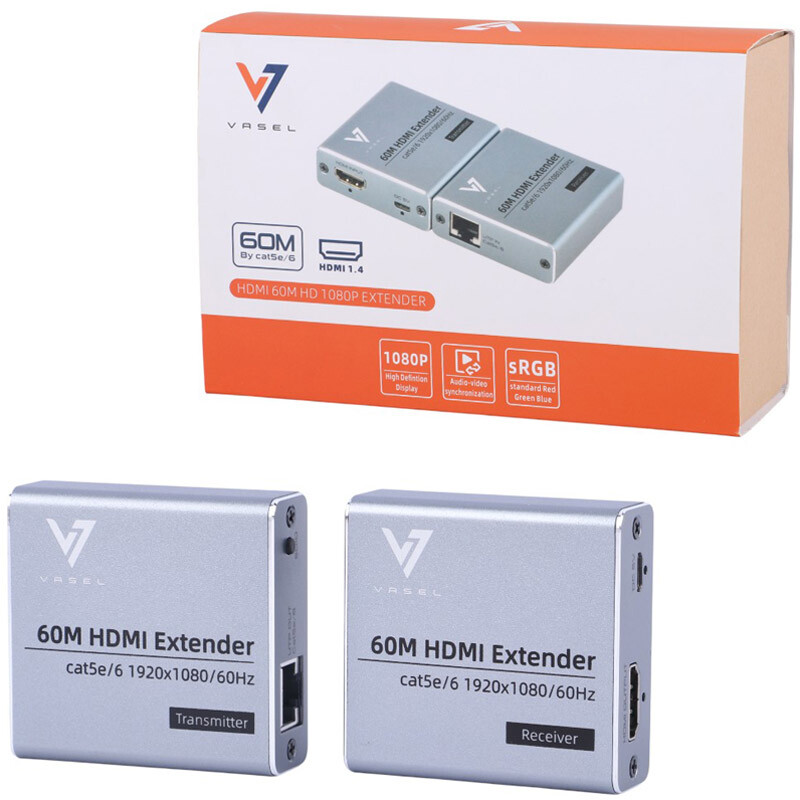 افزایش دهنده طول Vasel VSL-HD60 HDMI 60m_69444939bce2a.jpeg