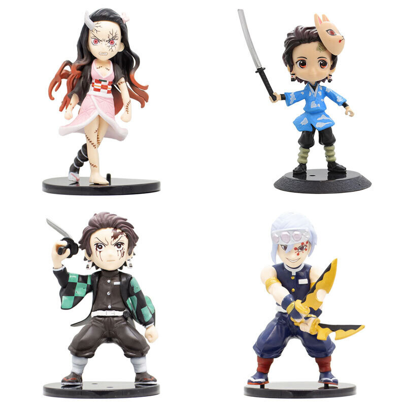 اکشن فیگور کیوپاسکت طرح Deamon Slayer پایه دار بسته 8 عددی_692f6edcc37df.jpeg
