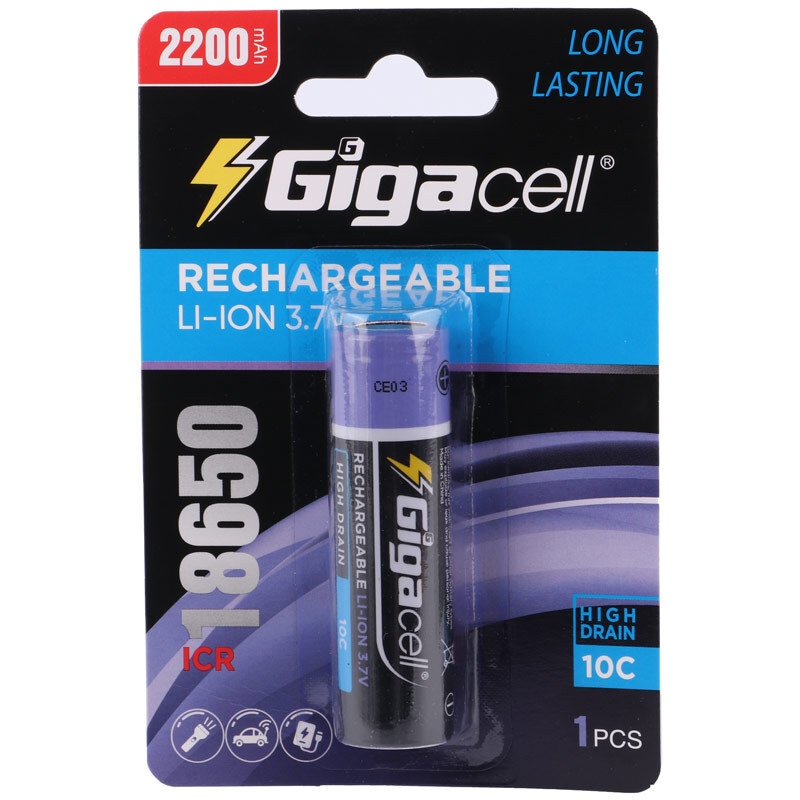 باتری لیتیومی شارژی Gigacell 18650 10C 2200mAh_69437b0655a33.jpeg