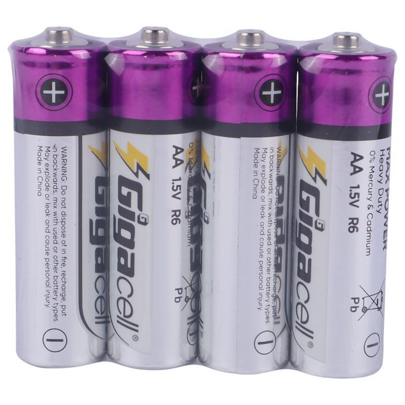 باتری چهارتایی قلمی گیگاسل Max Power Heavy Duty R6 شرینک_6935b8d88066c.jpeg
