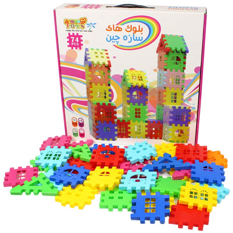 بازی فکری بلوک های سازه چین 74 تکه Arman Toys_6933179a4691f.jpeg