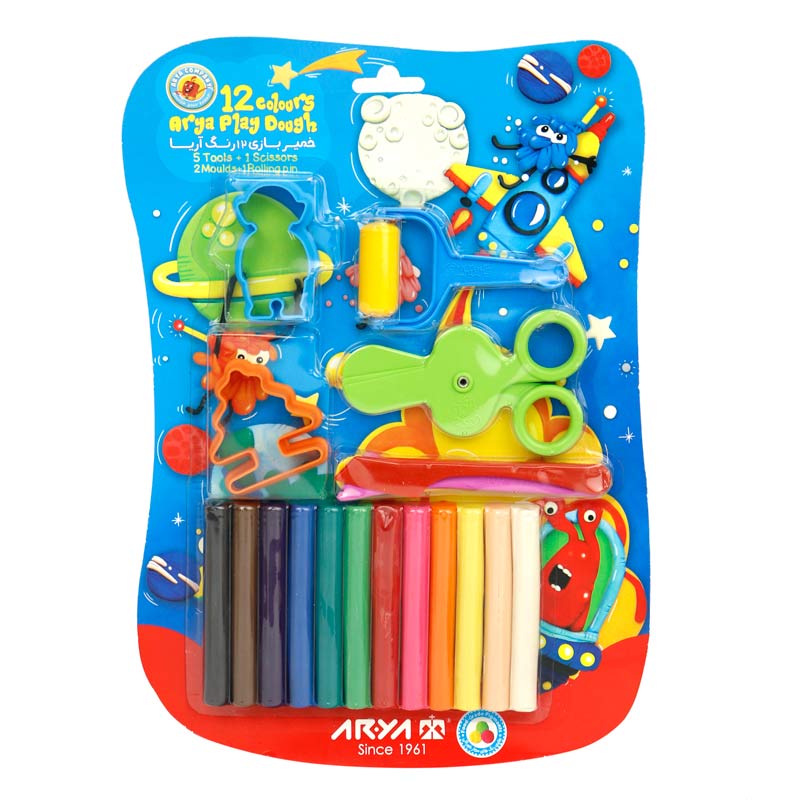 خمیر بازی 12 رنگ وکیومی آریا Arya 1022_6933231e6cf38.jpeg