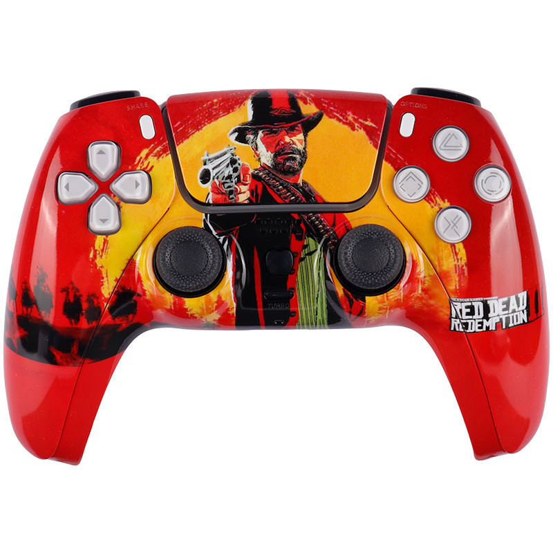 دسته بازی بی سیم طرح پلی استیشن فایو P4-Plus T29 Red Dead Redemption 2 PS4 / PC_694120b78cea7.jpeg