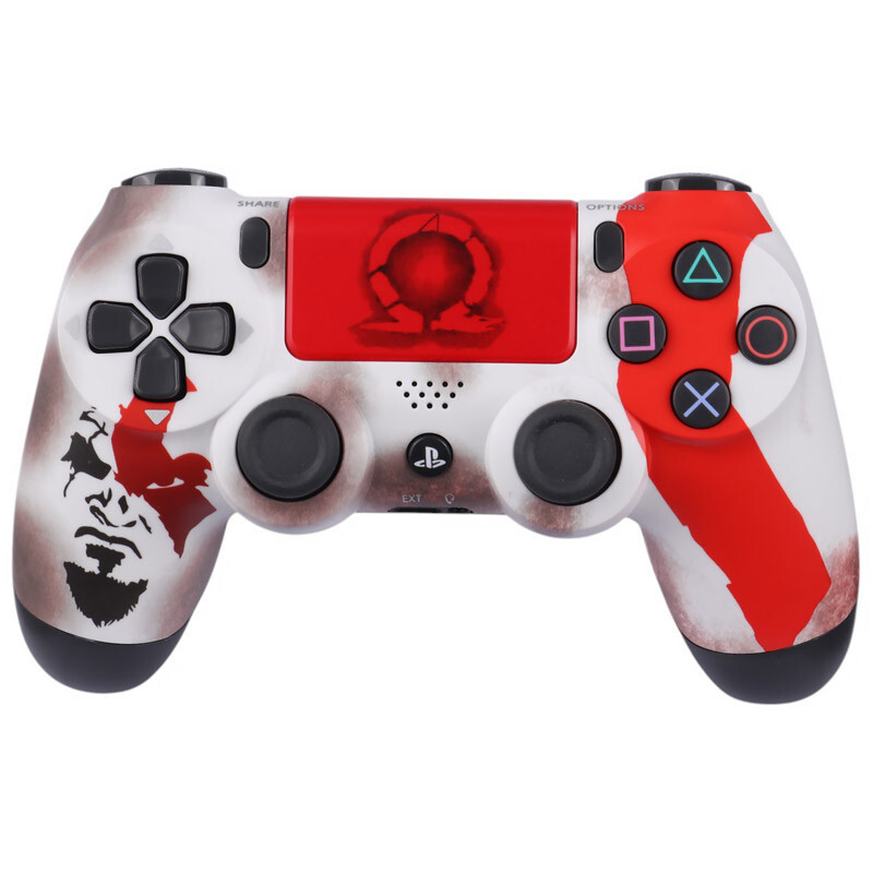 دسته بازی بی سیم SONY PlayStation 4 DualShock 4 طرح God Of War 2_692eaaf3b4831.jpeg