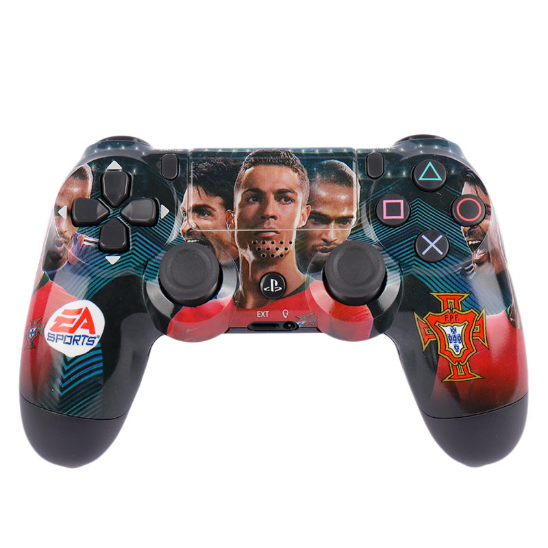 دسته بازی بی سیم SONY PlayStation 4 DualShock 4 High Copy طرح فوتبالی_6941281c59913.jpeg
