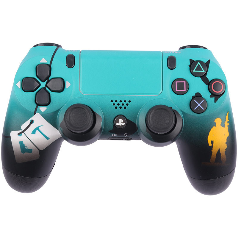 دسته بازی بی سیم SONY PlayStation 4 DualShock 4 High Copy طرح کانتر مشکی سبز_6941261b1b9ad.jpeg