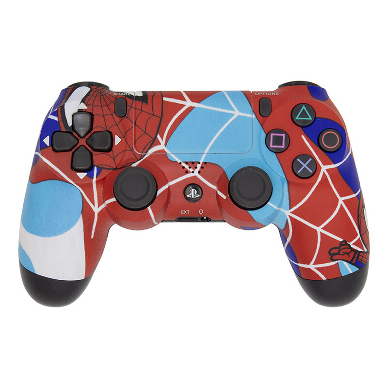 دسته بازی بی سیم SONY PlayStation 4 DualShock 4 High Copy طرح Spider Man کد 15_692e9347a610f.jpeg