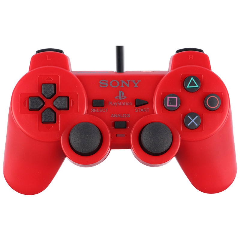 دسته بازی تک شوکدار Sony PS2 قرمز_69411a80bd629.jpeg